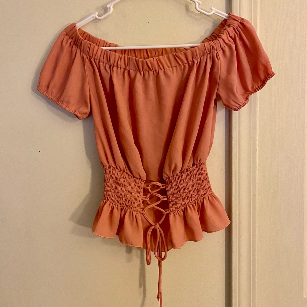 Off the shoulder blouse
